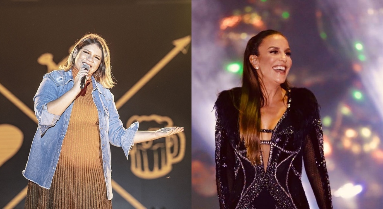 Ivete Sangalo dribla segurança e invade palco durante show de Marília Mendonça