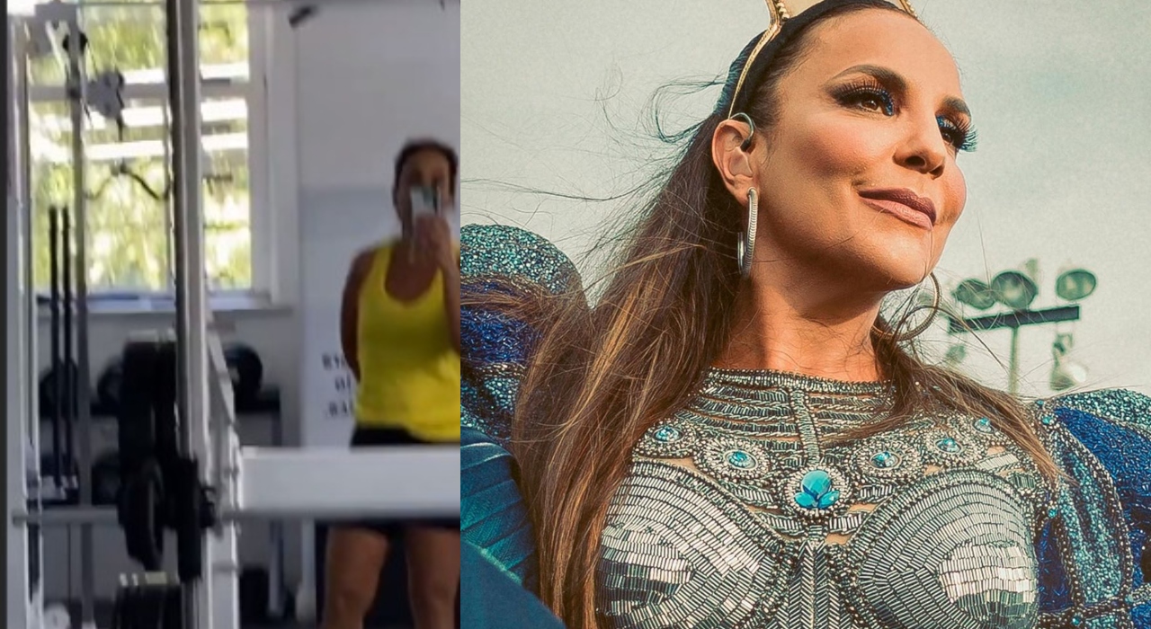 Ivete Sangalo volta para a academia após o Carnaval