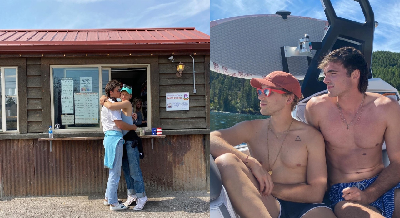 Jacob Elordi, de A Barraca do Beijo, aparece em foto romântica com ator de 13 Reasons Why e web reage; confira