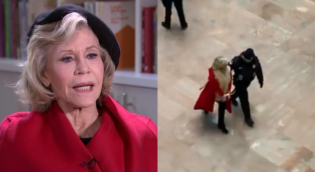 Na véspera de seu aniversário de 82 anos, Jane Fonda é presa pela quinta vez em protesto