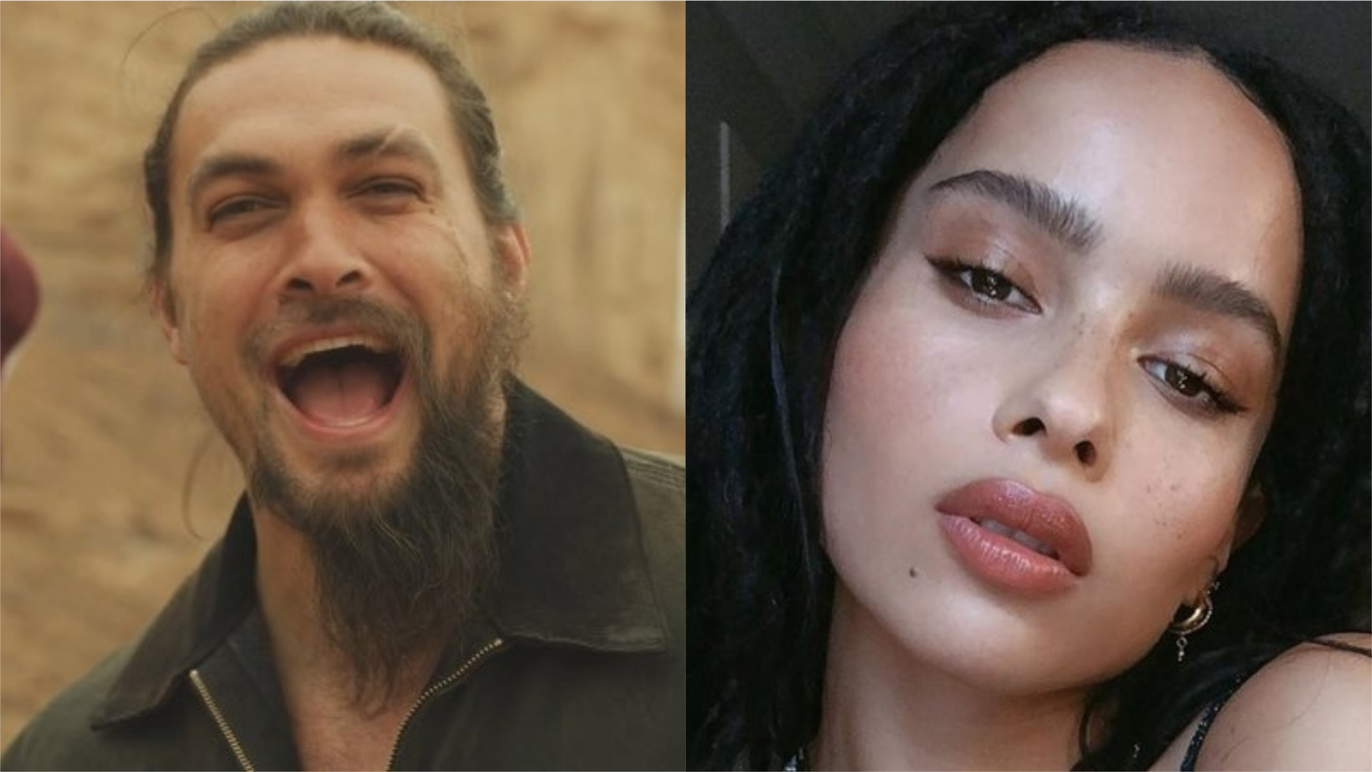 Aquaman no cinema, Jason Momoa comemora a escalação da enteada Zoe Kravitz para papel de Mulher-Gato