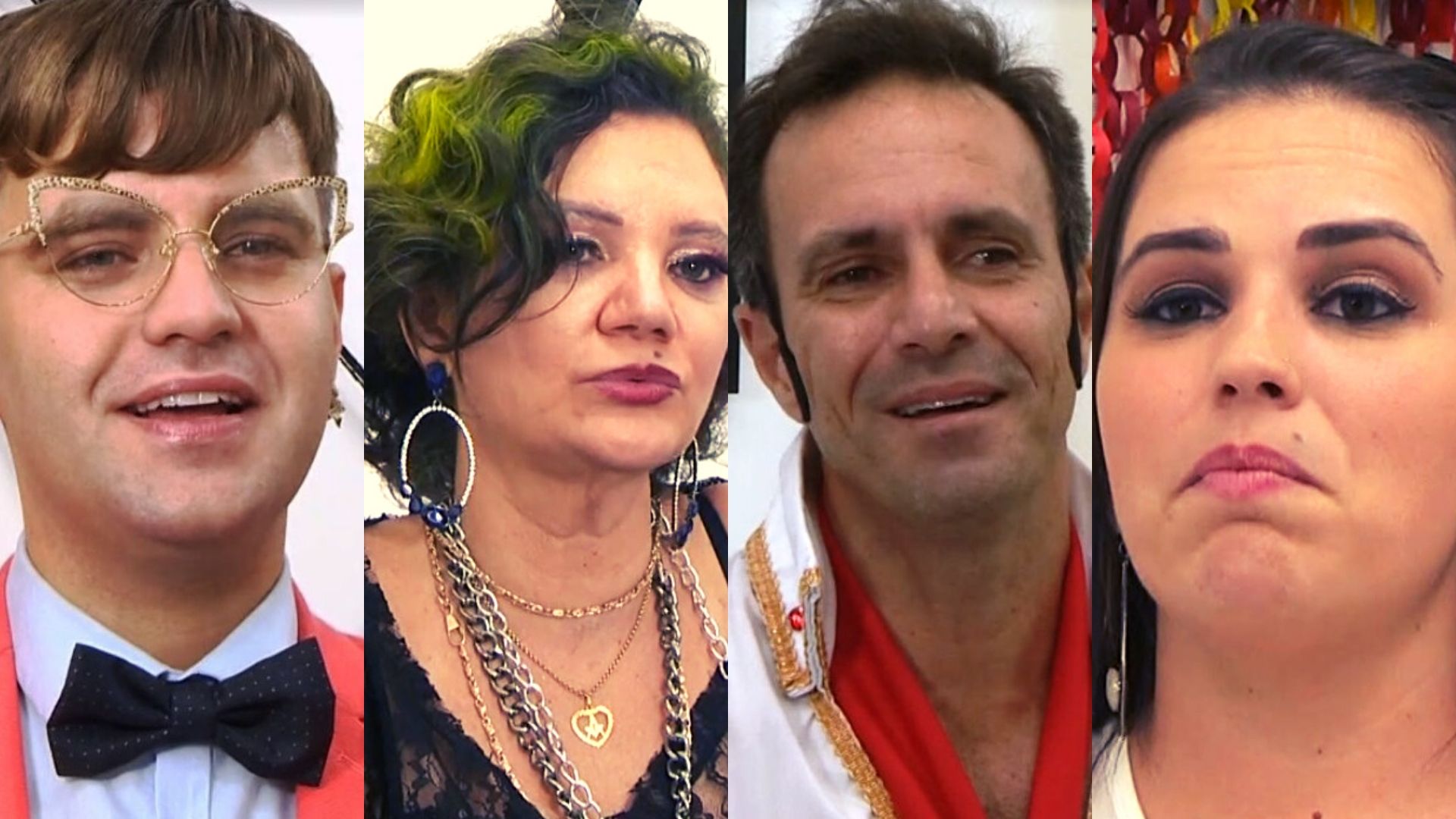 Jogo de Panelas: Participantes se vestem de Elton John, Elvis Presley e Madonna em jantar com tema pop
