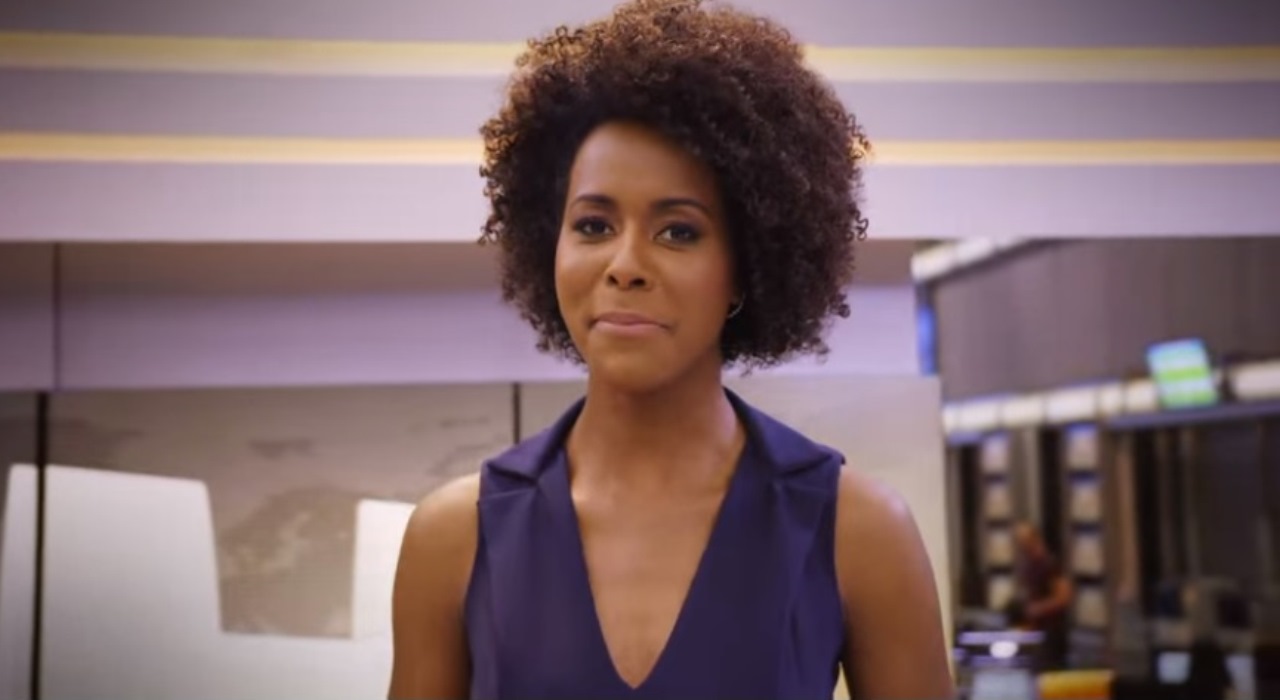 Maju Coutinho aparece pela primeira vez como apresentadora do Jornal Hoje em chamada da Globo