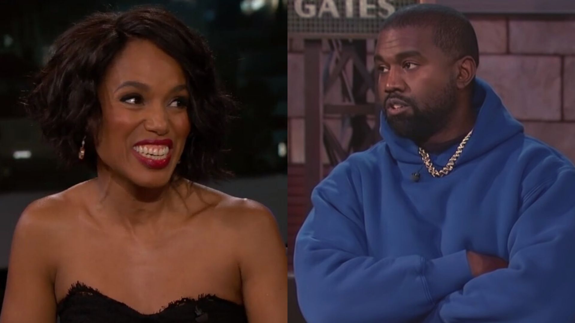 Kerry Washington diz que ficou surpresa ao descobrir que foi mencionada em música de Kanye West