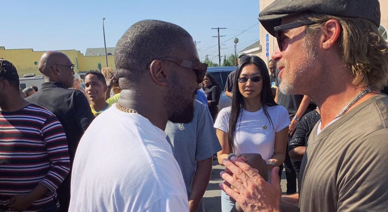 Brad Pitt revela como se tornou amigo de Kanye West
