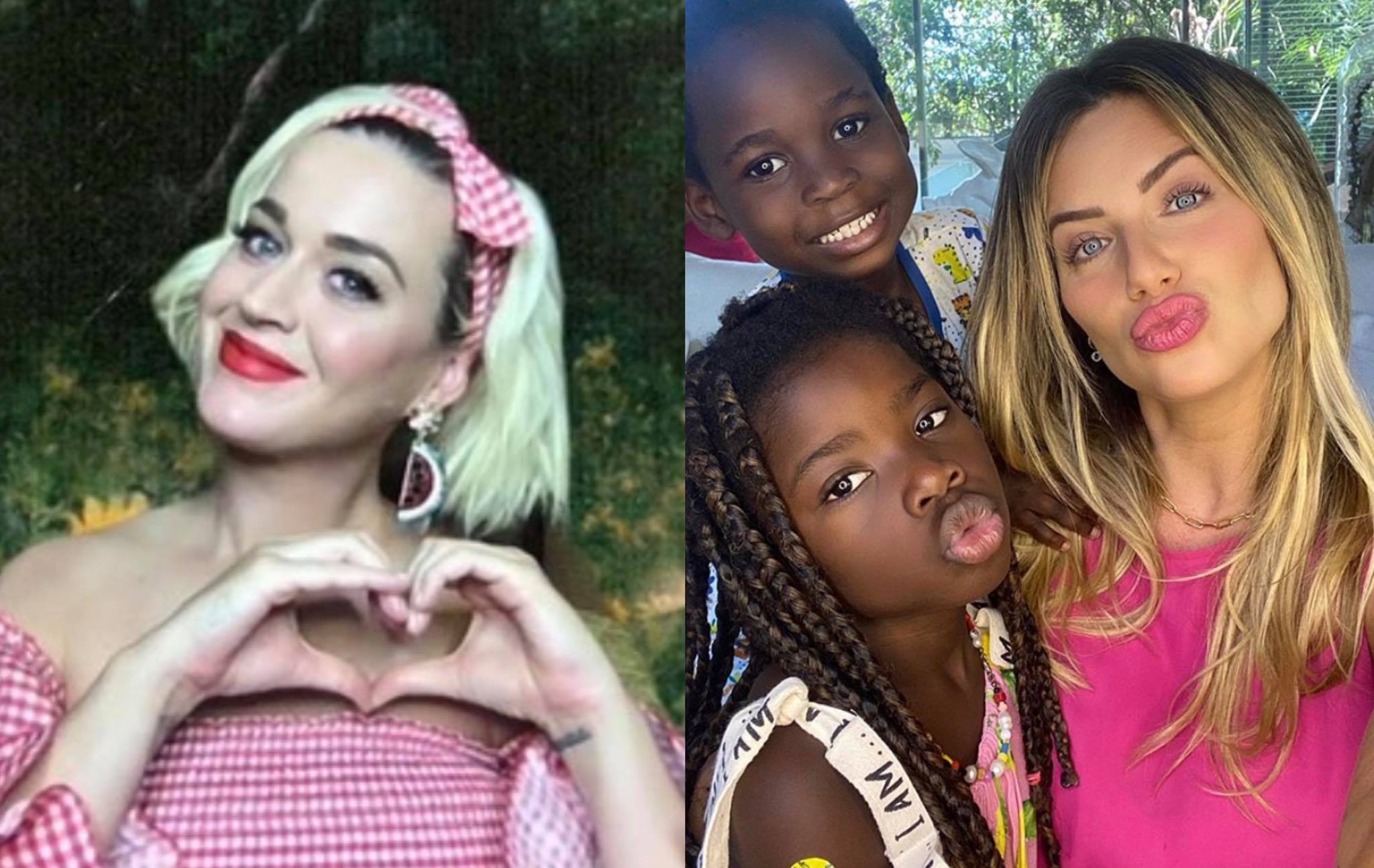 Katy Perry é entrevistada por Giovanna Ewbank e conhece Titi em conversa inédita