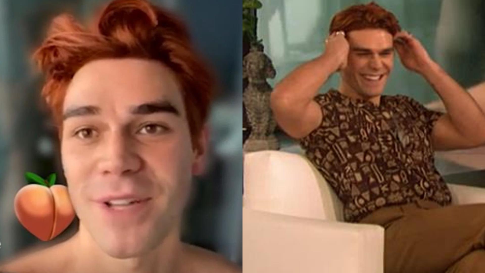 KJ Apa, de Riverdale, aparece nu em vídeo de aniversário para Ellen Degeneres