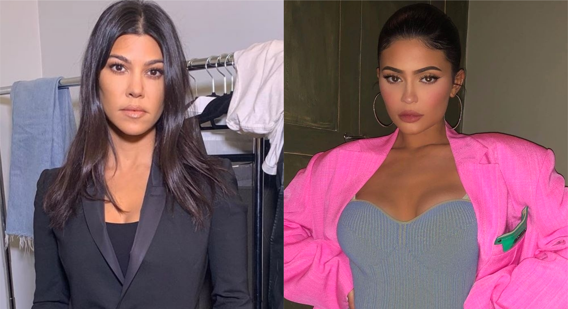 Kourtney Kardashian admite que sente pressão do sucesso da irmã Kylie Jenner