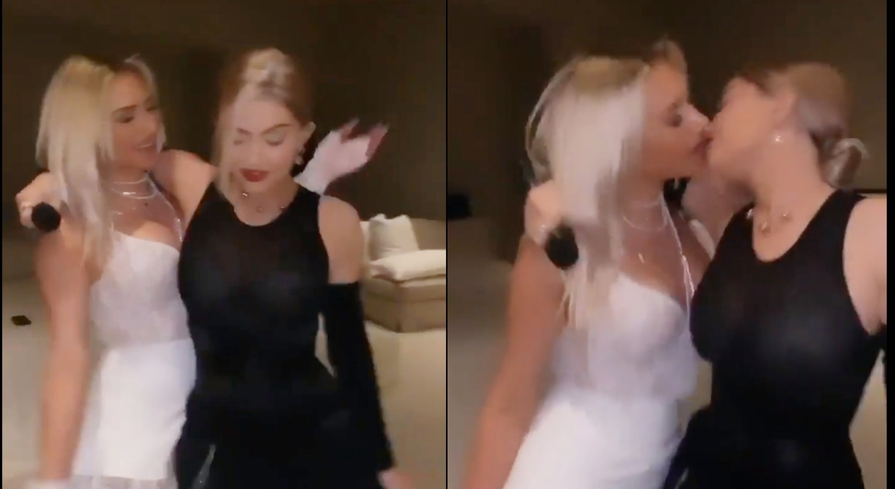 Kylie Jenner recria beijo entre Madonna e Britney Spears no VMA para festa de Halloween