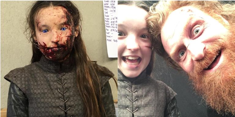 Ninguém se divertiu tanto nos bastidores de ‘Game of Thrones’ quanto Bella Ramsey, a Lyanna Mormont