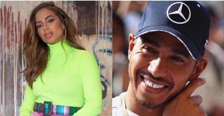 Novo casal? Anitta surge sensual e recebe emoji apaixonado de Lewis Hamilton
