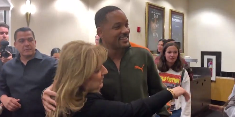 Will Smith consegue se infiltrar em uma sessão de ‘Aladdin’ sem ninguém perceber