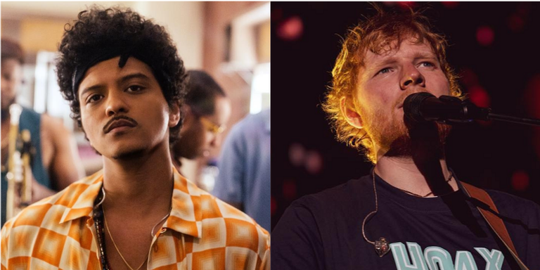 Bruno Mars estará no álbum de colaborações de Ed Sheeran