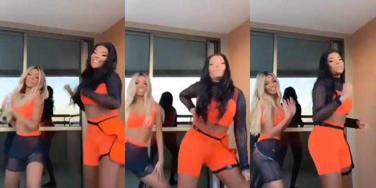 Ludmilla compartilha vídeo fofo dançando com a namorada