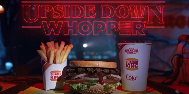 Burger King lança hambúrguer invertido inspirado por ‘Stranger Things’