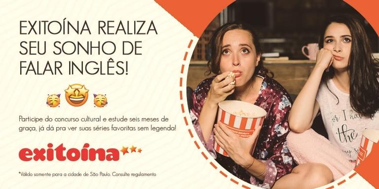 Concurso cultural da Exitoína Brasil dá curso de inglês gratuito como prêmio