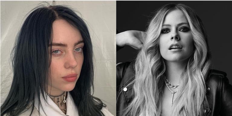 Billie Eilish diz que Avril Lavigne é sua maior inspiração e não gosta das teorias conspiratórias da cantora