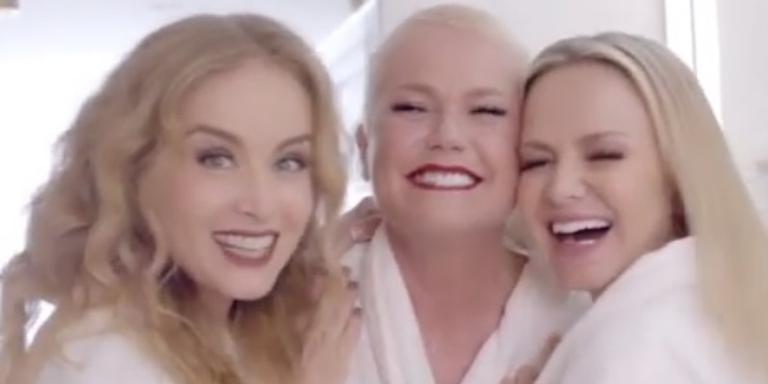 Angélica, Xuxa e Eliana se reúnem em campanha e ironizam rivalidade: ‘A guerra das loiras’