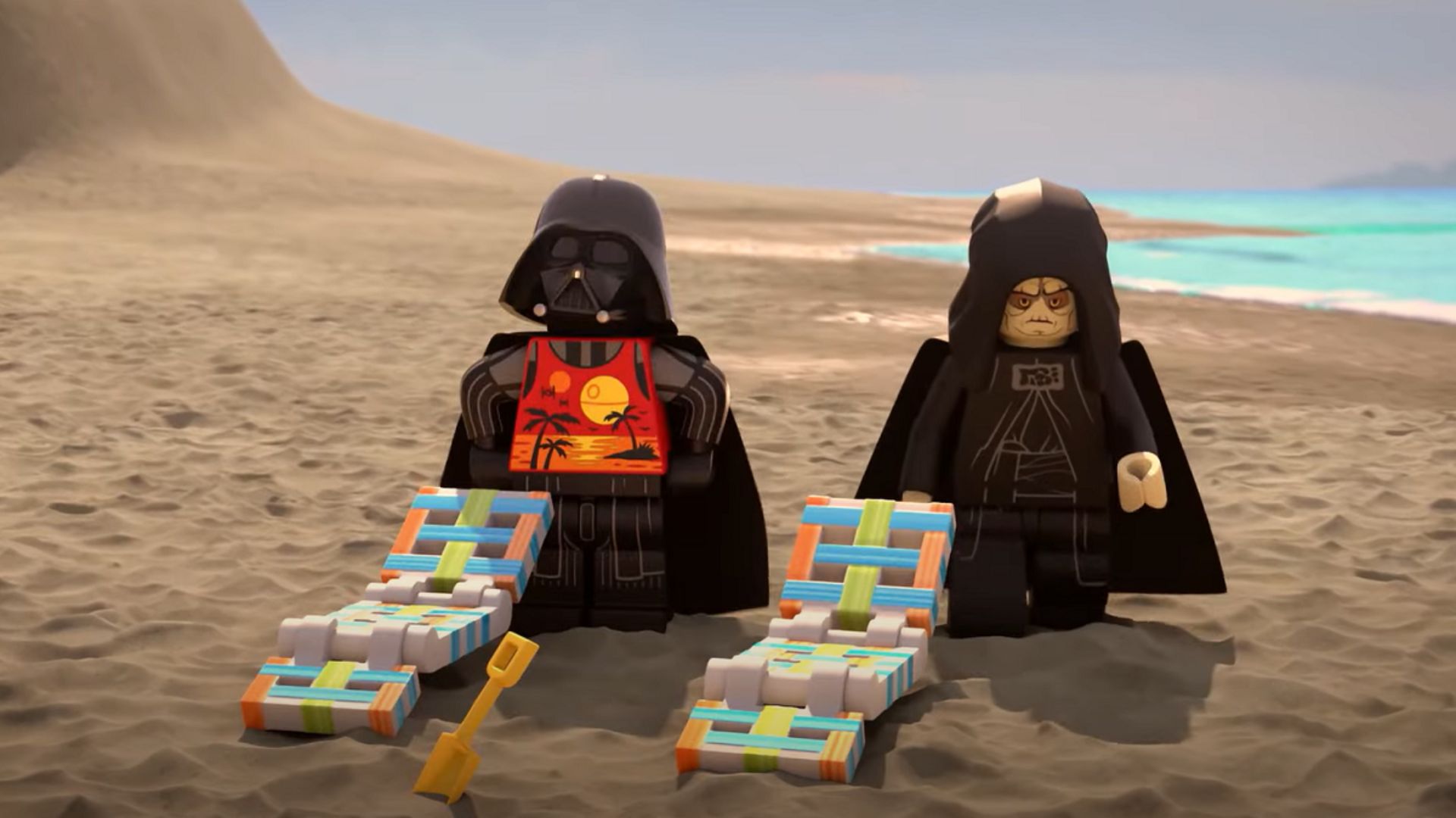 “LEGO Star Wars: Férias de Verão”: Personagens curtem a praia em trailer; assista