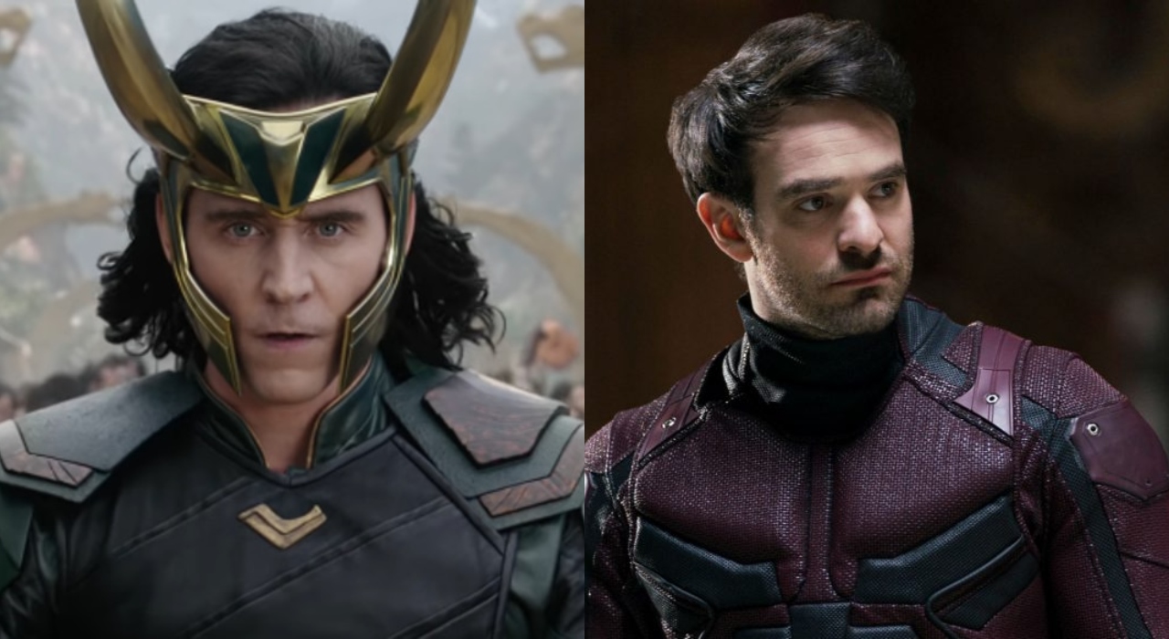 Tom Hiddleston, o Loki, e Charlie Cox, o Demolidor, trocam de papéis no Halloween