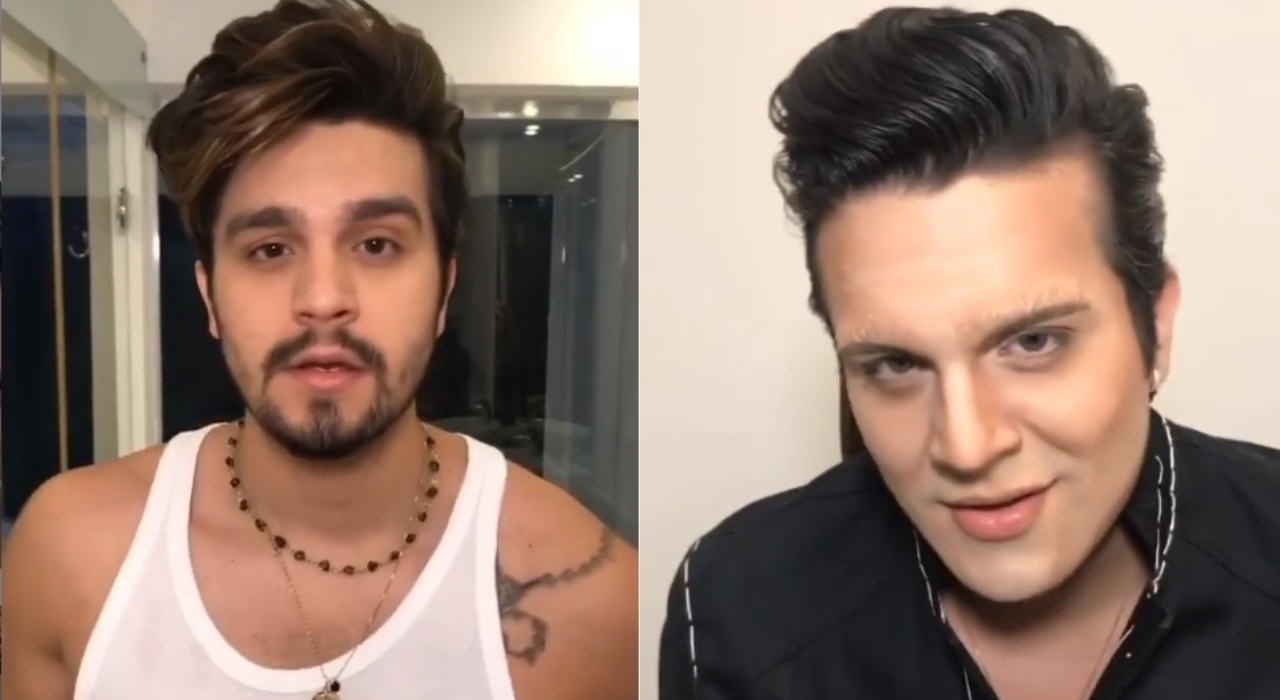 Luan Santana se transforma em Elvis Presley para apresentar nova ferramenta em vídeo do Instagram