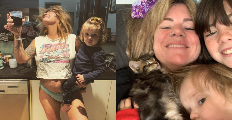 Mãe só dá banho nos seis filhos três vezes por semana e os deixa comer com as mãos para não lavar louças