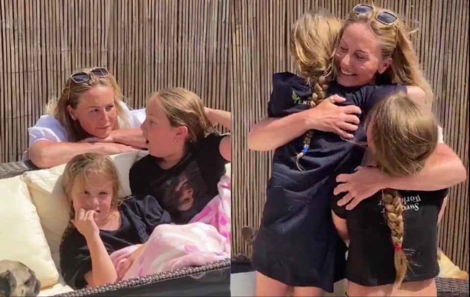 Mãe faz surpresa para filhas após nove semanas na linha de frente contra o coronavírus; veja o vídeo