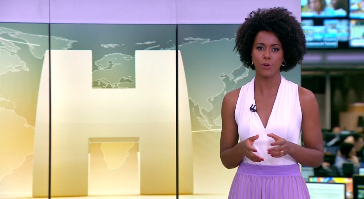 Maju Coutinho estreia no Jornal Hoje com mudanças no formato; veja como foi