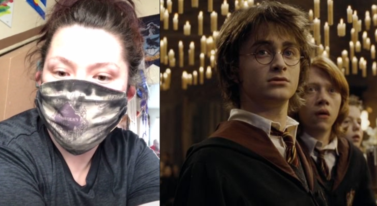 Artista cria máscara inspirada no universo de Harry Potter e faz sucesso na web; veja