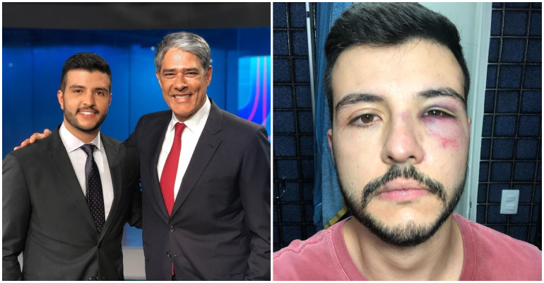 Primeiro jornalista gay a apresentar o Jornal Nacional é vítima de agressão