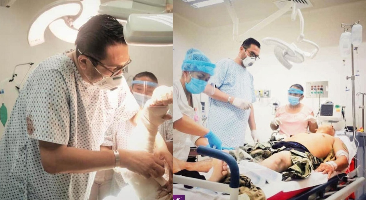 Médico que estava na emergência se levanta para ajudar outro paciente; veja