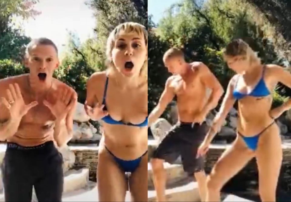 Miley Cyrus e Cody Simpson “viram” dançarinos de funk após edição de internauta; veja o vídeo