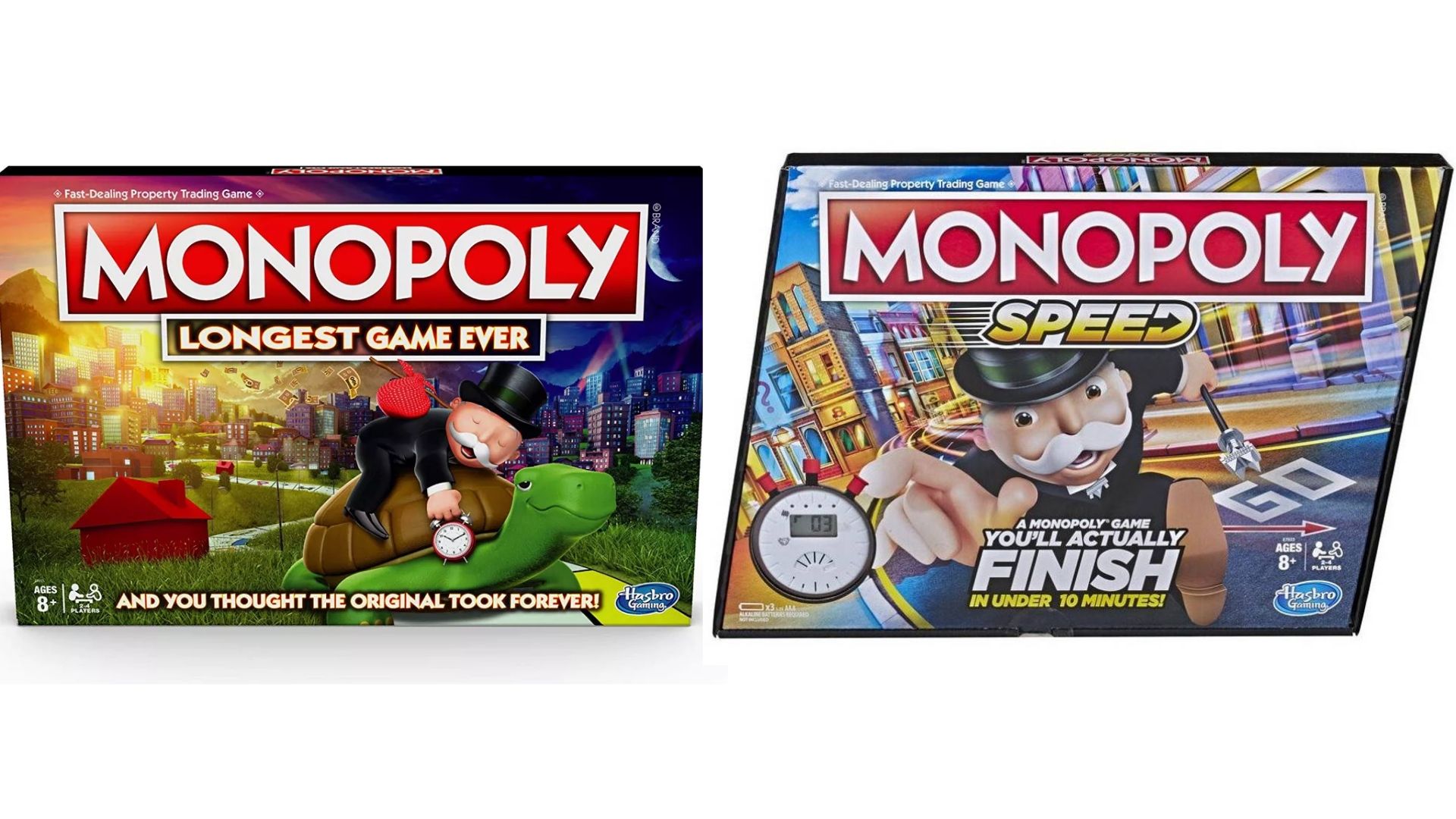 Monopoly ganha versões para quem quer passar horas jogando e para quem quer jogar em 10 minutos
