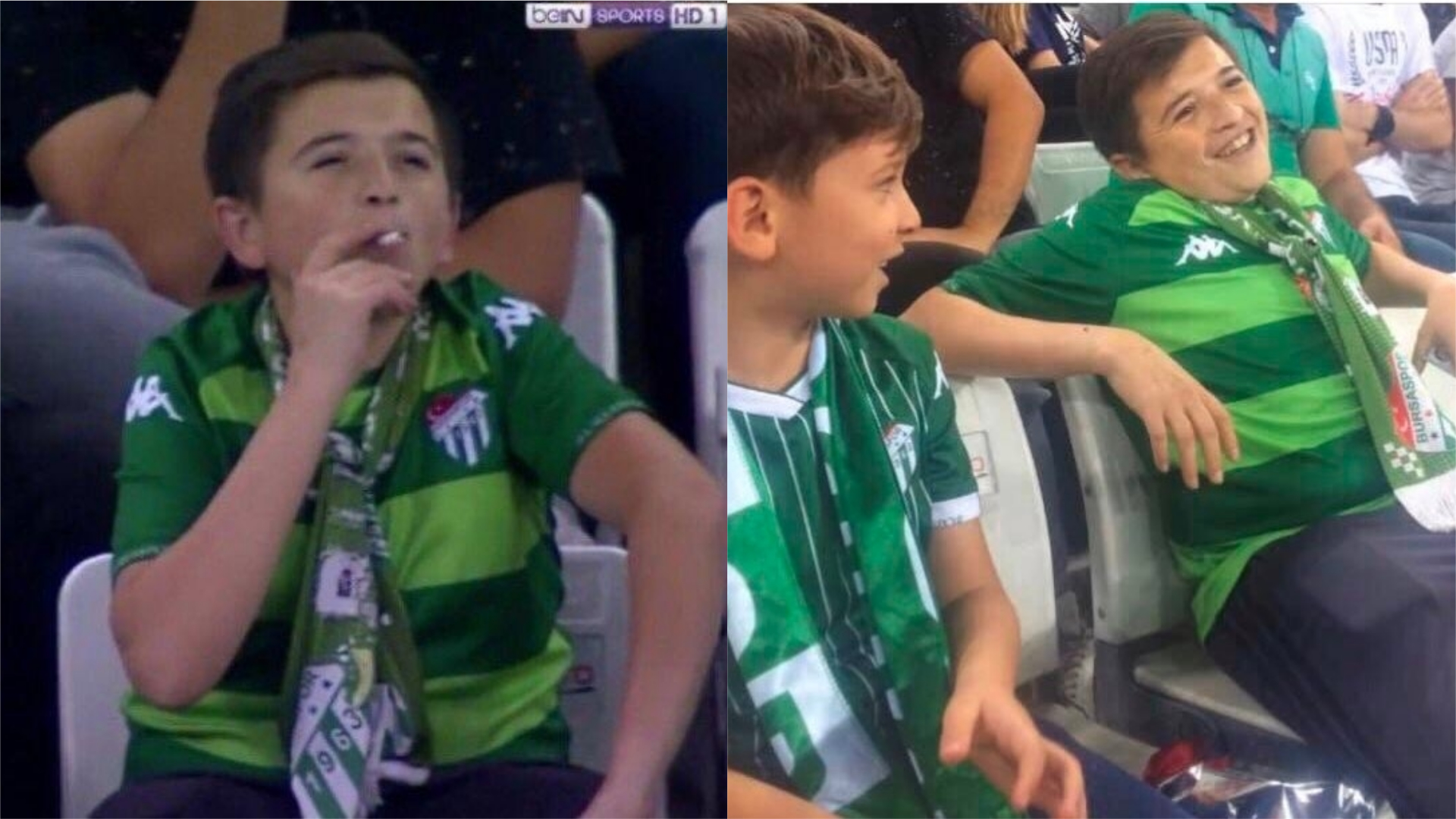 ”Menino” fumante em estádio que viralizou na web é na verdade um homem de 36 anos