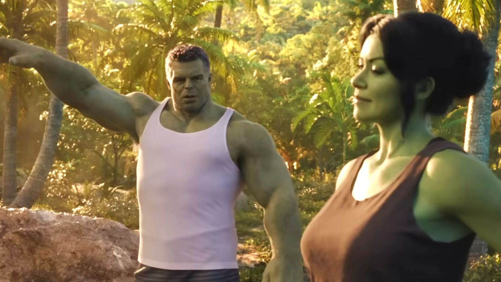 “Mulher-Hulk”: Bruce ensina Jennifer a usar seus poderes em nova cena; assista