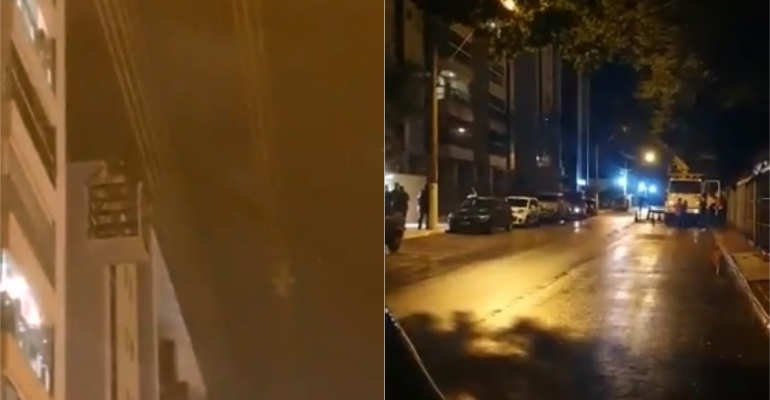 Mulher fura a quarentena e sobe em guindaste para declarar o amor pela namorada