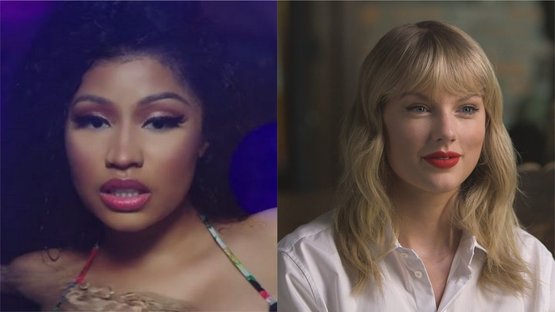 Nicki Minaj agradece Taylor Swift por colocar drag queen fazendo imitação sua em clipe