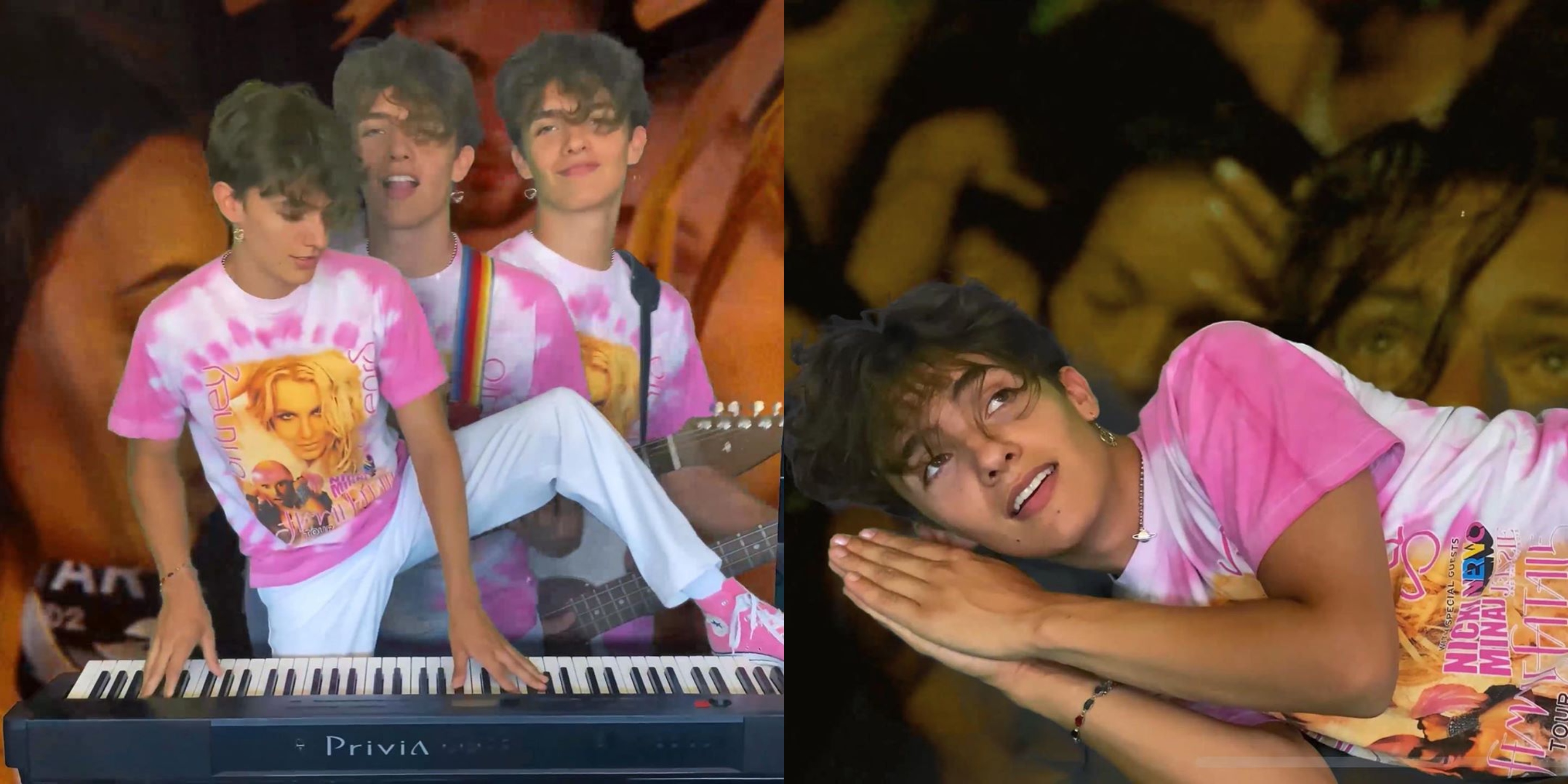 Noah Urrea, do Now United, mistura Harry Styles, Dua Lipa e Billie Eilish em mashup; veja