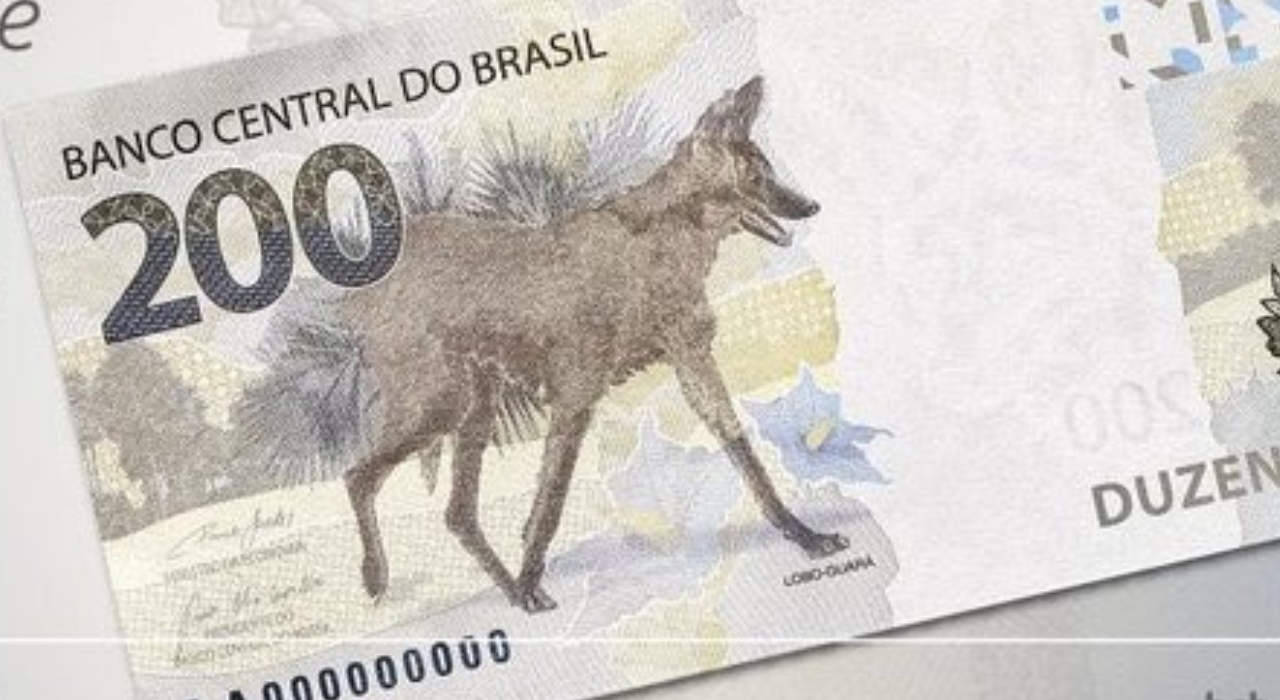 Banco Central revela nota de R$ 200 e nova cédula entra em circulação nesta quarta-feira
