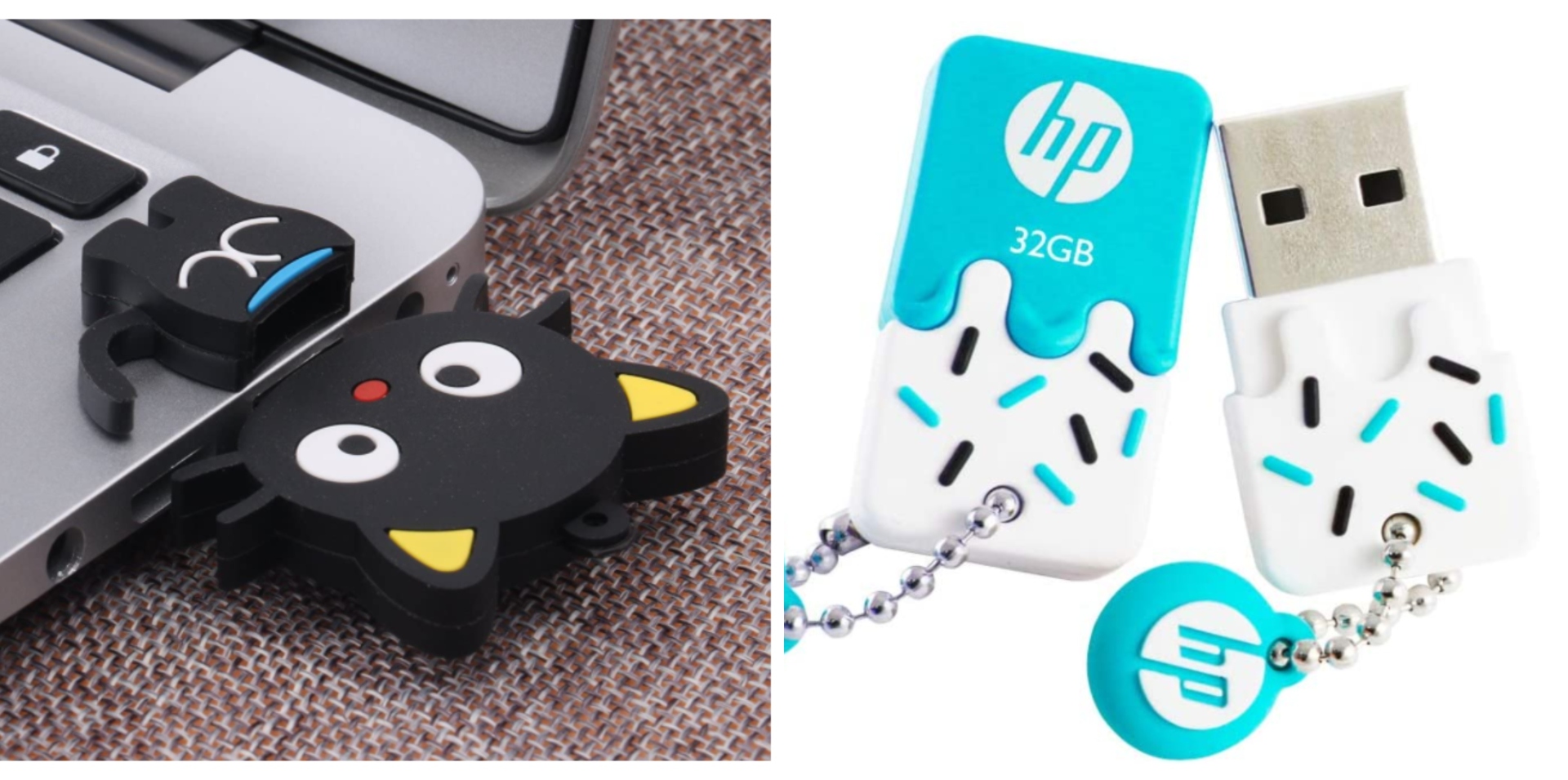 7 modelos de pen drives personalizados e super divertidos para você garantir