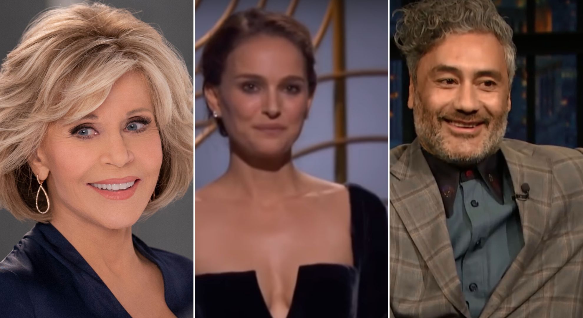 Jane Fonda, Natalie Portman e Taika Waititi apresentarão categorias no Oscar 2020