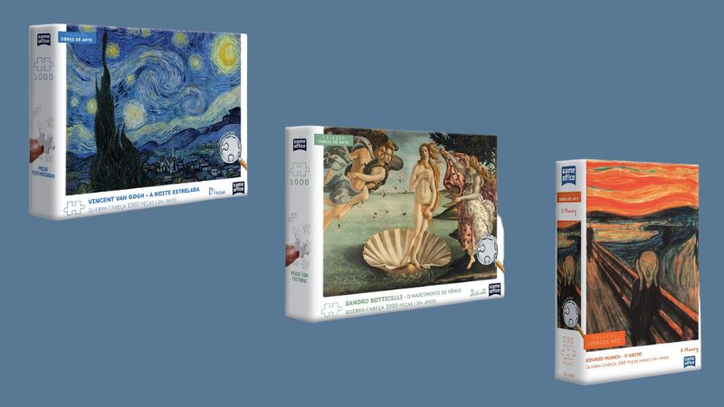 Para se divertir! Confira 6 opções de quebra-cabeça de pinturas
