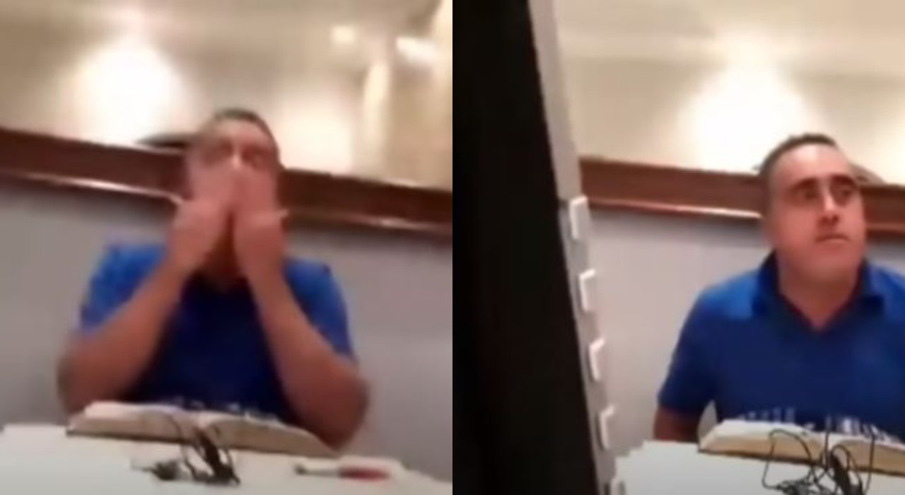 Pastor da igreja Deus é Amor agride esposa ao vivo: “Sua imbecil”