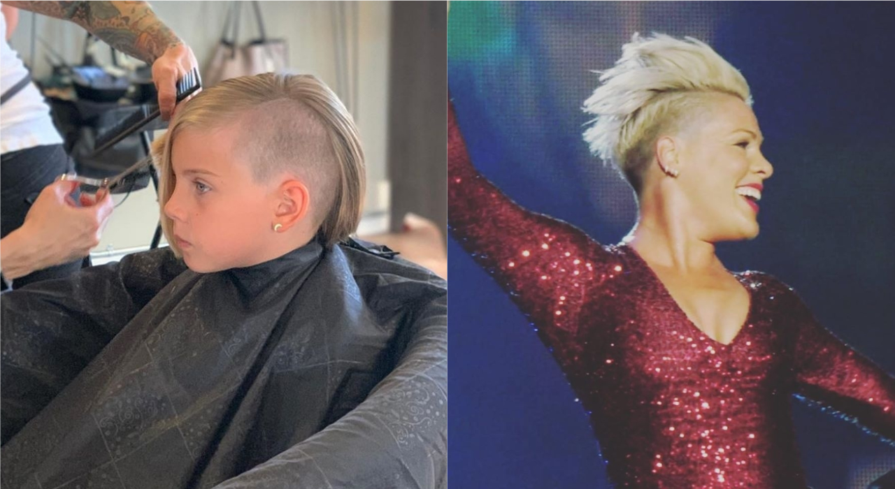 Filha de P!nk corta o cabelo igual ao da mãe e semelhança impressiona