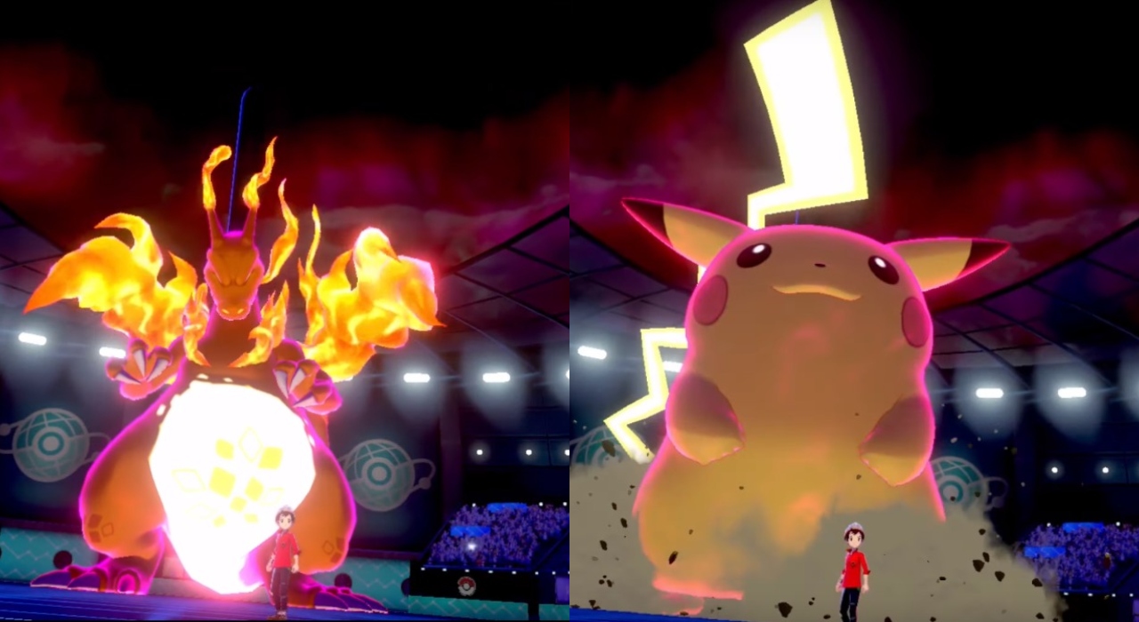 Pokémon Sword and Shield: Confira as versões Gigantamax do Pikachu e Charizard