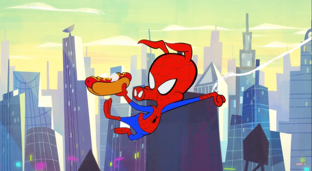 Porco-Aranha, de Homem-Aranha no Aranhaverso, estrela curta animado