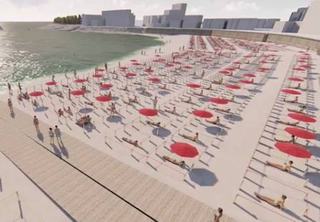 Praia terá estrutura para distanciar banhistas após a quarentena; entenda
