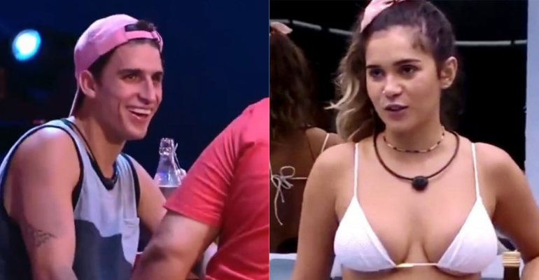 BBB20: Em conversa com Babu, Felipe Prior revela que chamou Gizelly para dormir de conchinha