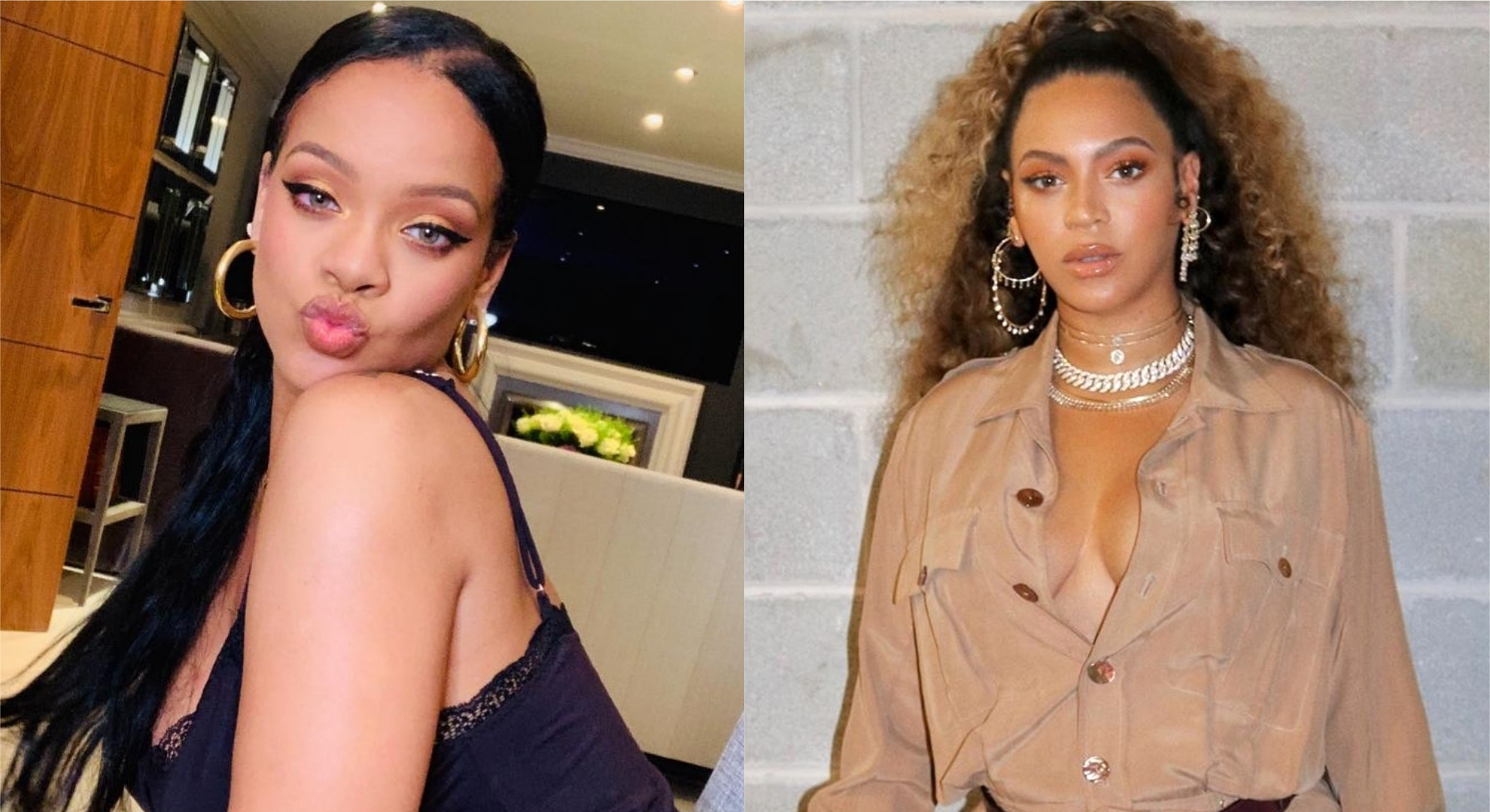Rihanna fica presa no trânsito e se compara a Beyoncé: ”Colocarei o ar mais forte para fingir que sou ela”