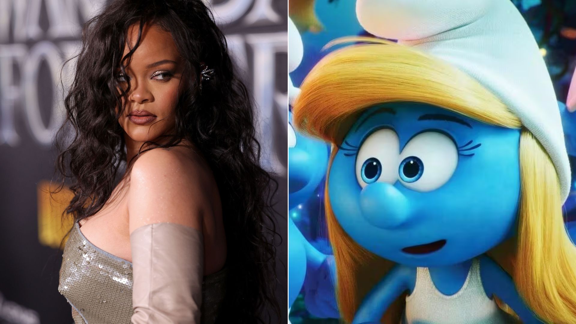 Rihanna será a Smurfette em novo filme musical dos Smurfs